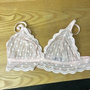 Cosabella Light Pink Lace Bralette Size Medium NEW without tags